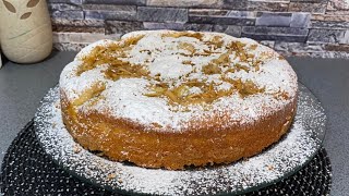 Gateau au pomme crème pâtissière.