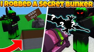 I Robbed a SECRET BUNKER in Roblox BedWars...