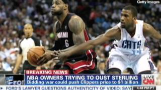 NBA Owners Try to Oust Sterling - CNN's OutFront Erin Burnett Steve Adubato 5/1/14
