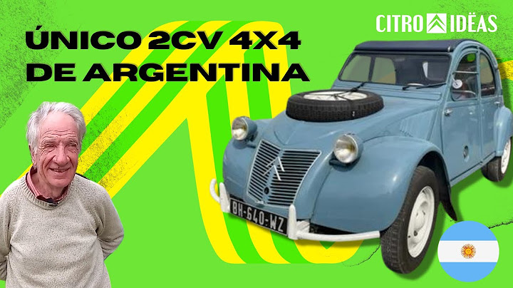 Único Citroen 2cv 4x4 Sahara de Argentina