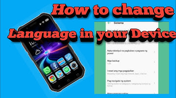 How to change language in your device | Infinix 11 hot play android mobile |Tagalog