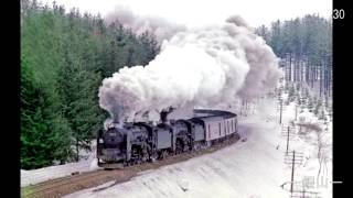 上荻野模型鉄道８　実車スライドショウ　1969北国にSLを追う　（C62ニセコ、花輪線8620、D52、C55、D61、D51、C61、9600）