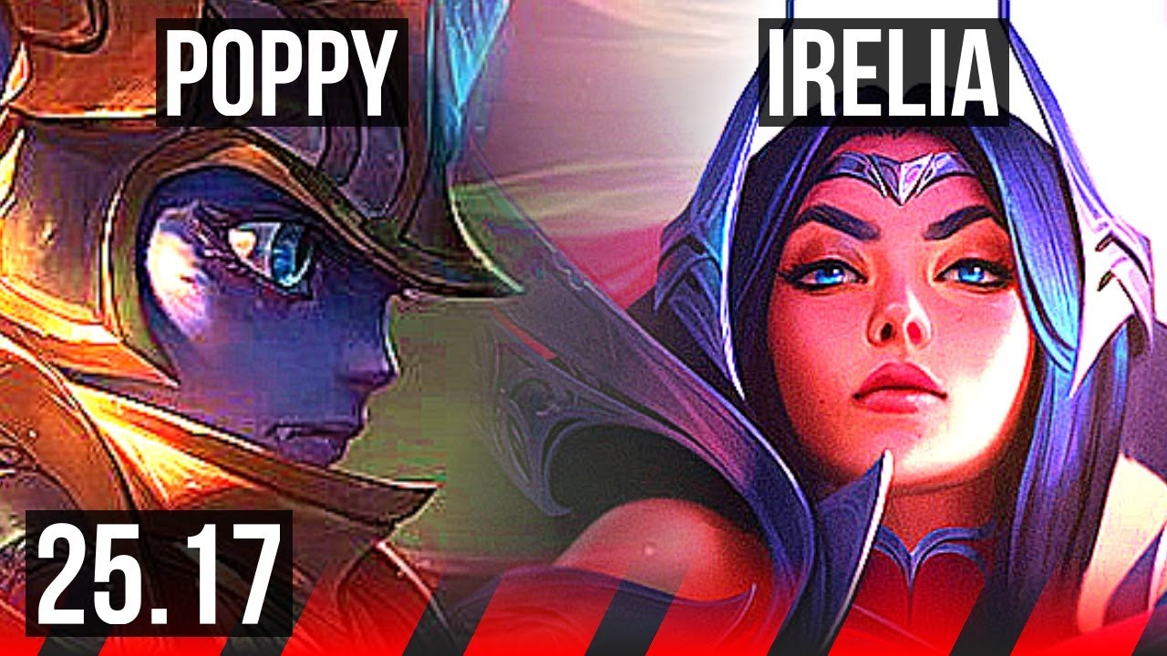 POPPY vs IRELIA (TOP) | 6/0/7, Dominating | EUNE Master | 25.17