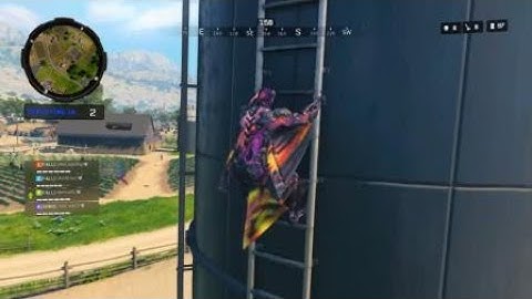 Blackout 3rd person ladder climbing