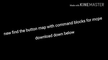 New find the button map with command blocks for mcpe
