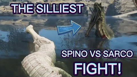 Path of Titans - The silliest Spino VS Sarco fight