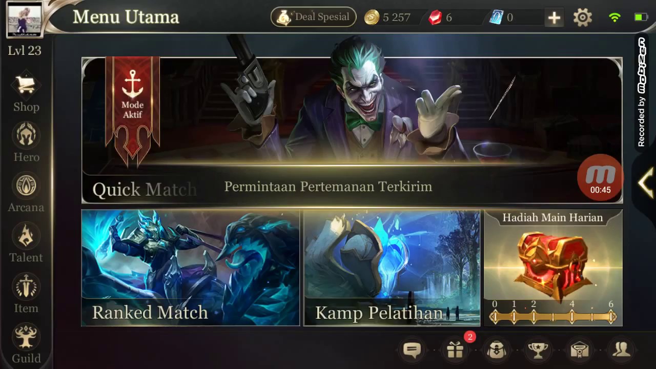 Nyobain Dapet Pulsa Dari Aov Youtube