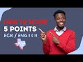 How to score 5 points on staar extended constructed response for english i  ii eoc