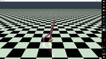 Walker2d training with OpenAI baselines