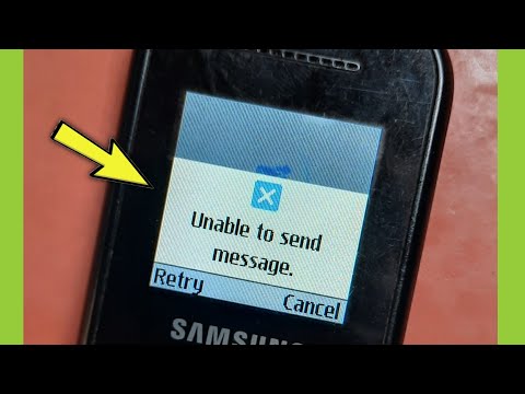 Samsung Mobile me Unable to send message Problem Send message Failed 2021