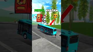 PETROL KHATAM SCHOOL BUS ROAD PAR BAND 😭 || Indian bike driving 3D 😱 || #gta​ #shorts