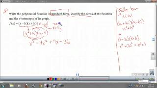 Pre-Calc 2.5 Complex zeros