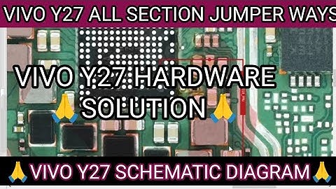 vivo Y27 all section jumper ways vivo y27 Borneo schematic diagram Borneo hardware solution