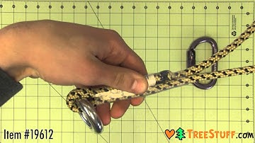 RopeLogic Bee Line Prusik Loop with ISC Ring - Treestuff.com 360 View