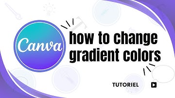 How to change gradient color in Canva