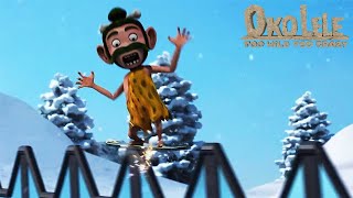 Oko Ve Lele 🦕 Snowboard Rayı — Özel Bölüm 🏄 Derleme ✨ Super Toons Tv Animasyon