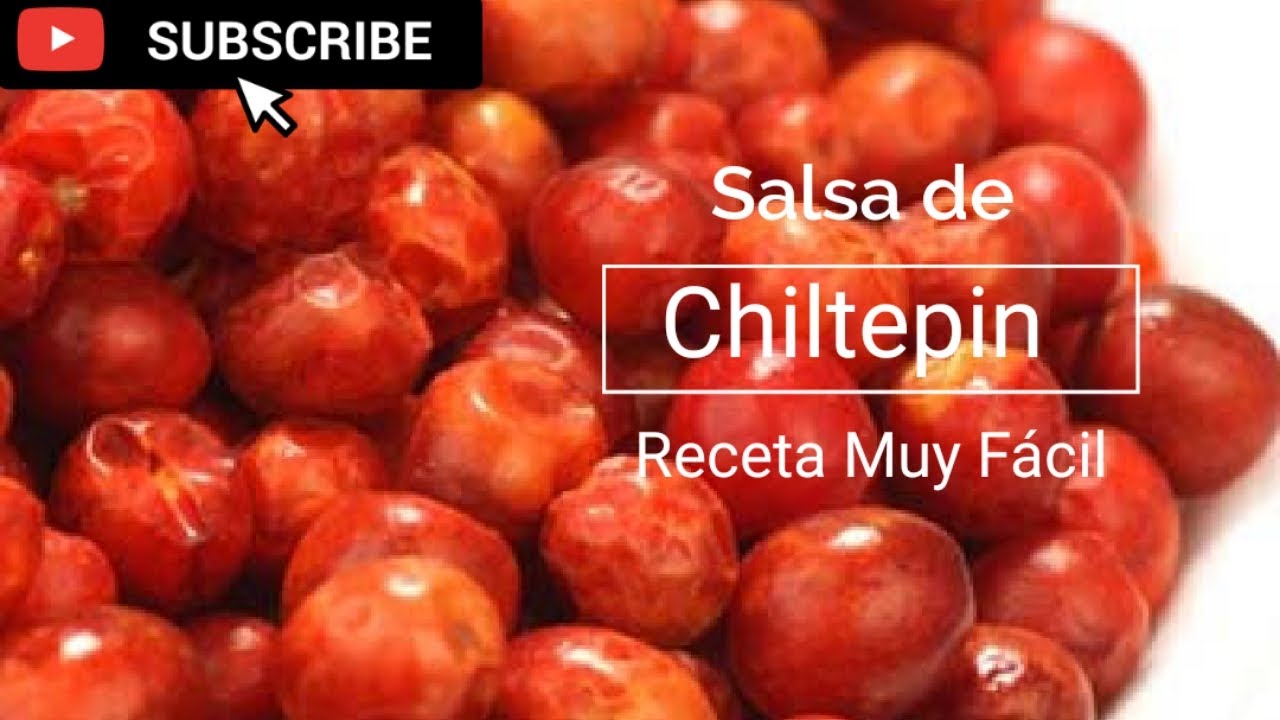 Salsa de Chiltepin! Receta Fácil y Riquisima YouTube
