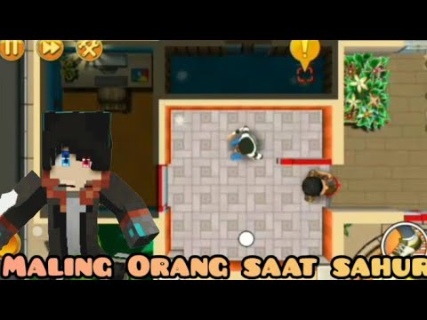Chapter 1 tamat Main Robbery Bob sambil Sahur"Robbery Bob 2"[Part 2]