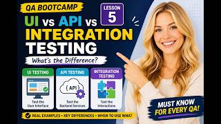 UI vs API vs Integration Testing Explained | QA Bootcamp Lesson 5