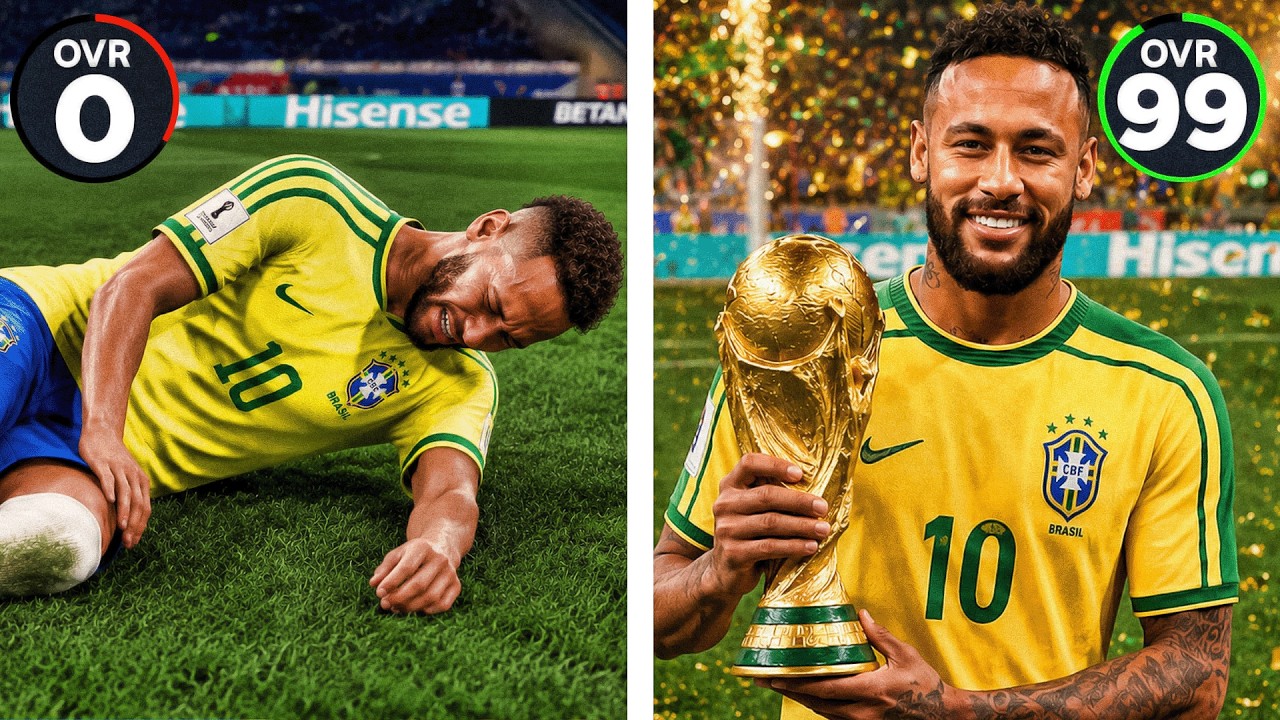 OGNI GOAL che NEYMAR SEGNA al MONDIALE è +1 OVERALL