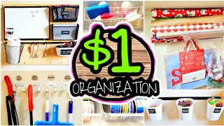 20 Dollar Store Organization Hacks & Ideas