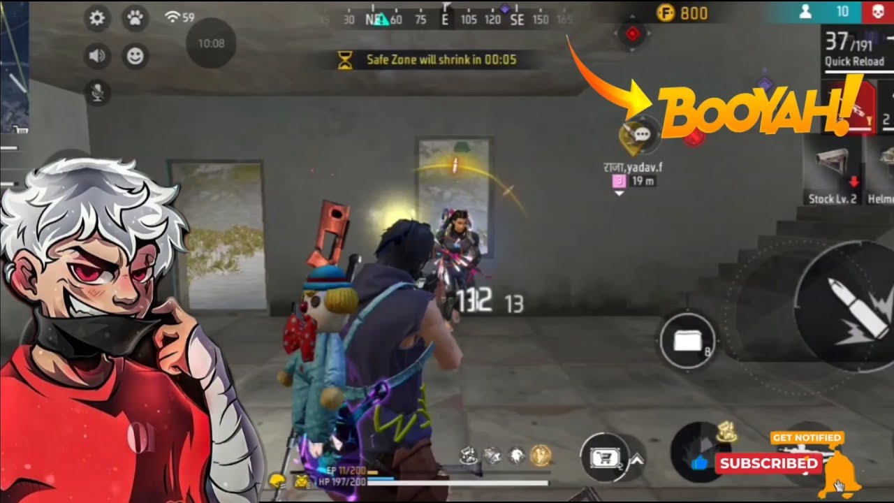 OP Booyah in BR Rank 🔥 || Free Fire Intense Battle🎮 - YouTube