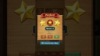 Perfect moves all in first try! Move the Blocks Slide Puzzle Level 11 to 24 (Basic - Exercise)