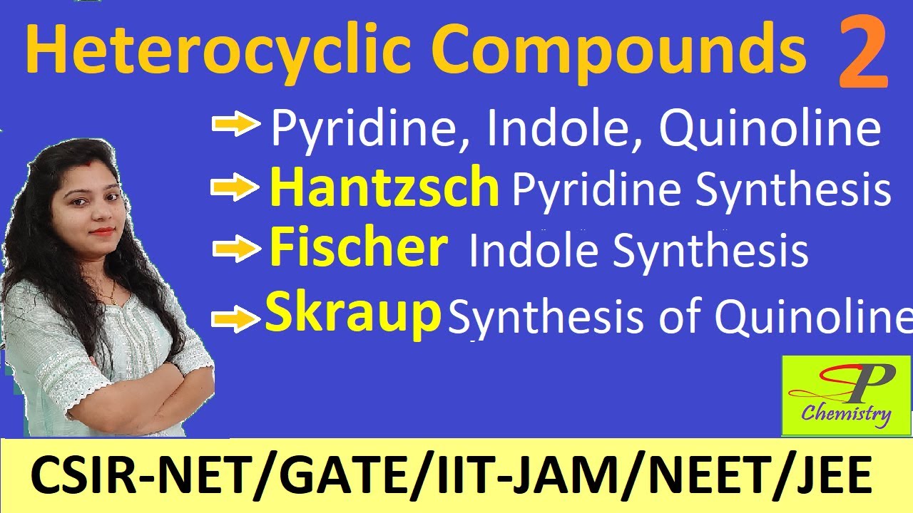 Heterocyclic Compounds | Pyridine | Indole | Quinoline | Hantzsch ...