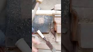 Wood filing...shaping and smoothing wood with a hand tool...a file or a rasp.😍#filing