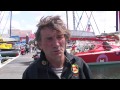 Interview Kito de Pavant - Groupe Bel avant le départ du quai - Europa Warm'Up 2012 | Ocean Masters