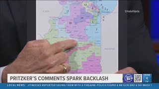 Pritzker's redistricting comments to Colbert spark criticism