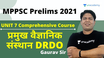 Unit - 7 | Science and Technology for MPPSC  | Premier Scientific institute DRDO -2  | Gaurav Verma