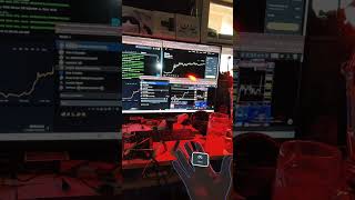 Quest 3 Multiple Monitor Bitcoin Battle Station #Quest3 #shortvideo #metaquest3  #applevisionpro