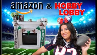 Football Party decor Haul | AMAZON, DOLLAR TREE, AND HOBBY LOBBY