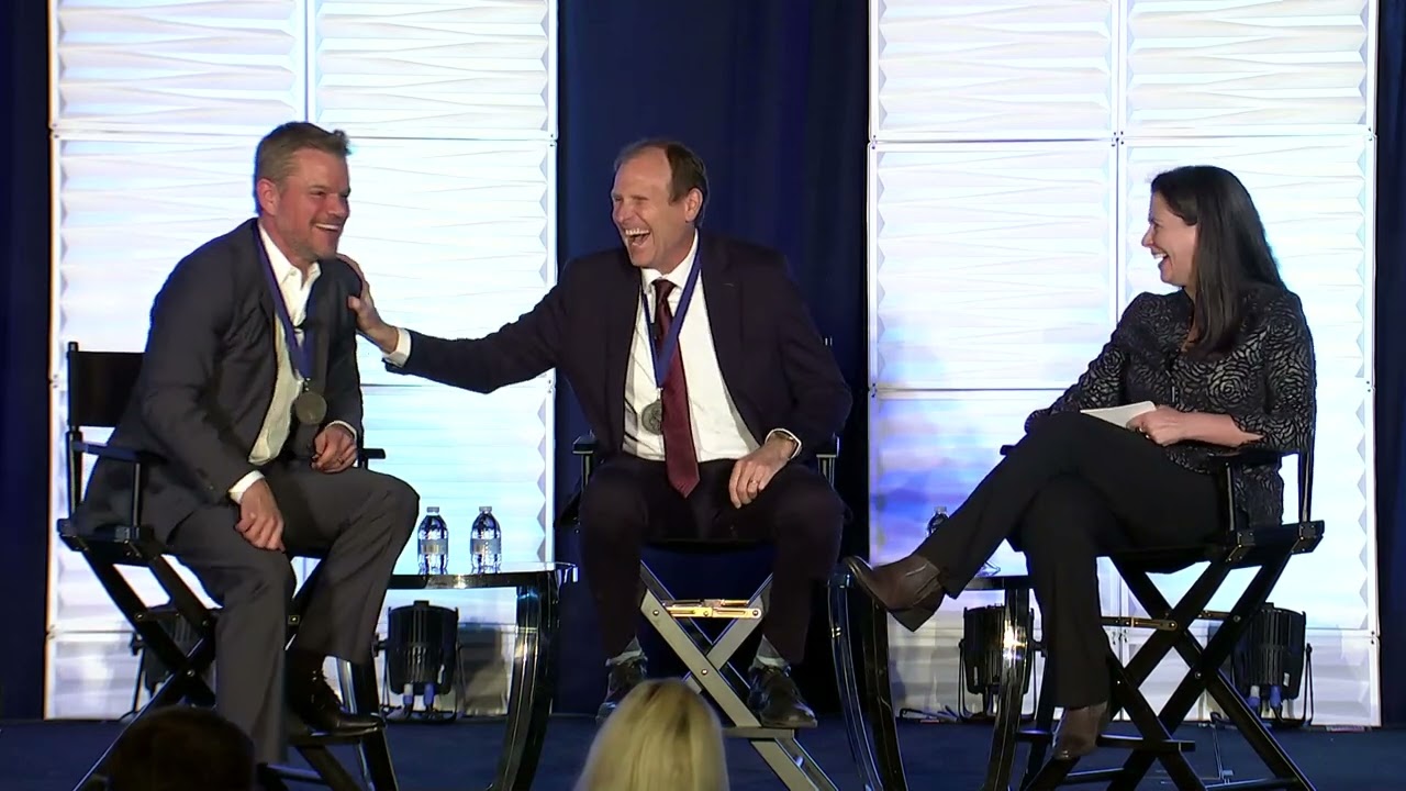 Gary White and Matt Damon's remarks & conversation with Melissa Block