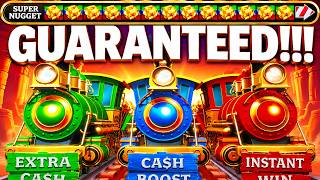 TRIPLE TRAIN FEATURE POPPED! SMOKIN TRAIN BIG WINs at CLUB FORTUNE CASINO!