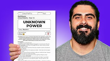 A-Level Maths Binomial Expansion (Unknown Power)