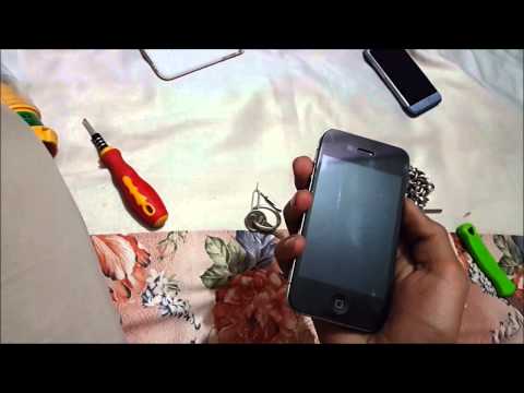 Apple Iphone 4 Screen Scratch &sharp knife test