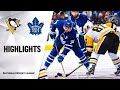 NHL Highlights | Penguins @ Maple Leafs 2/20/20