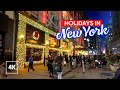 NYC Christmas Decorations Tour 🎄 in 4K