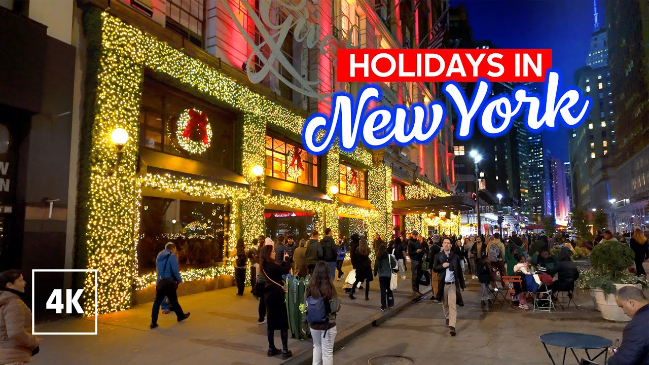 New York, Amerika Serikat | Jelajah Kota Sore 4K | 6 Nov 2025