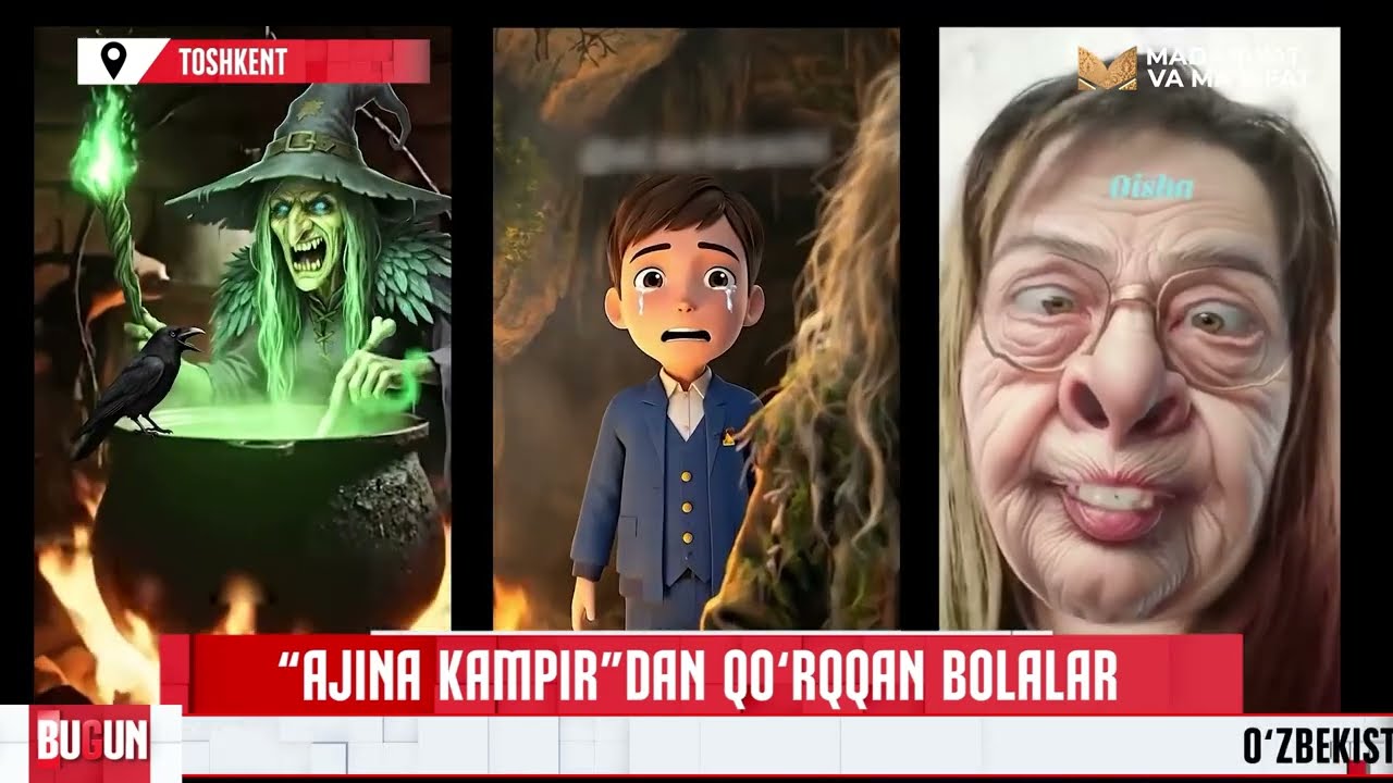 ЭКРАНДА ИСМ БИЛАН ТАҲДИД: БОЛА ОНГИДАГИ ҚЎРҚУВ