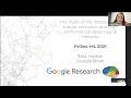 Dr. Sara Hooker (Google Brain), The myth of interpretable, robust, compact and high performance DNNs