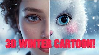 Adorable Winter 3D Makeover - How To Create The Frosty Cutie Effect In Pixverse Tutorial