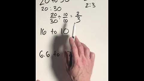 5.1.1  Writing Ratios as Fractions in Simplest Form