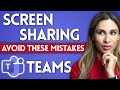 PROPERLY Share Your Screen in a Microsoft Teams Meeting (For BEST Experience!)