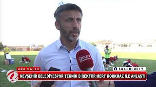 Nevşehi̇r Beledi̇yespor Tekni̇k Di̇rektör Mert Korkmaz İle Anlaşti