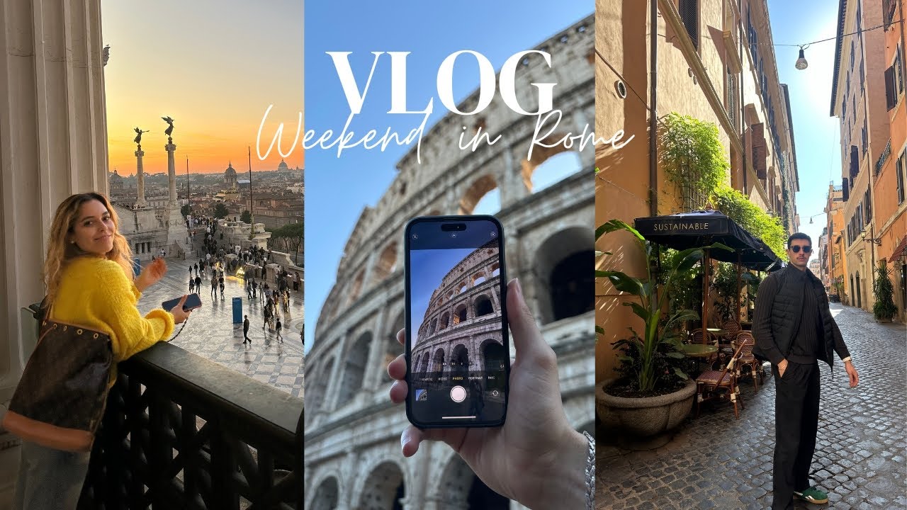 Vlog 🇮🇹 Roma en 72 Horas: Arte, Historia y Mucha Pasta @louloudiaries_