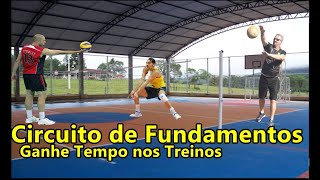 VOLEIBOL CIRCUITO DE FUNDAMENTOS TOQUE E MANCHETE PARA MELHORAR O PASSE