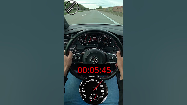 VW Golf 7 GTI Performance Stage 1 | 300+ PS | 100-200 kmh